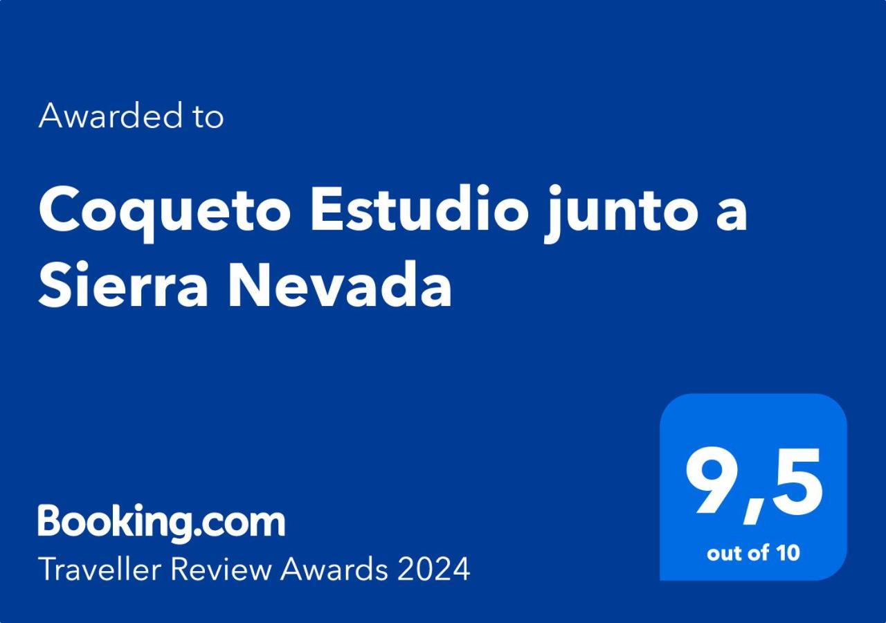 Coqueto Estudio Junto A Sierra Nevada Güéjar Sierra Exterior foto